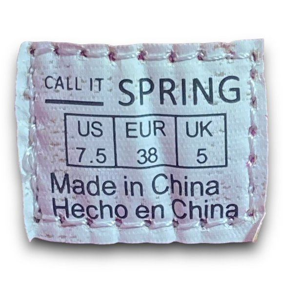 Call It Spring Reflective Sneakers Low Top Lace Up Metallic Pink Women 7.5 - Picture 9 of 9